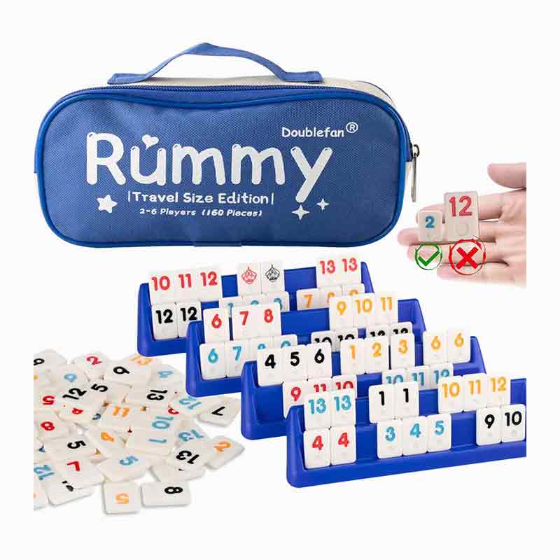 6 игроков Mini Rummy Number Card Game