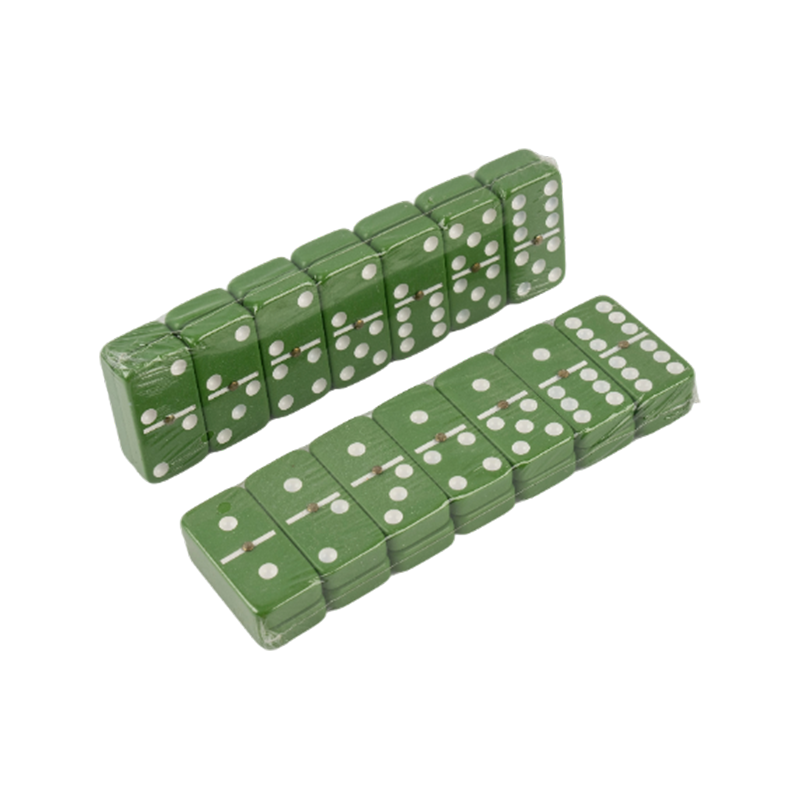 Красочная зеленая табличная игра Dot Domino Chips набор